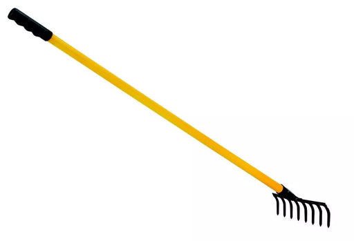 Falcon Garden Rakes Falcon 8 Teeth Premium Garden Rake With Steel Handle and Grip FRWH-08