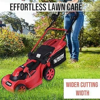 Falcon Lawn Mower Falcon Electric Rotary Lawn Mower 1400 W 14 inch, ROTO DRIVE-330