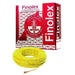 Finolex Flame Retardant Flexible Cable Yellow Finolex 1.5 sq.mm Electric House Wire FR (Flame Retardant) Single Core, Gold (90m)