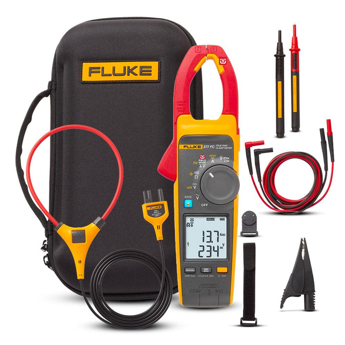 Fluke Clamp Meter Fluke 377FC AC/DC TRMS Non-Contact Voltage Wireless Clamp w/iFlex 2500 A