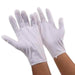 Hemro Knit Gloves Hemro Plain White Hosiery Hand Gloves (Pack of 50 Pairs)