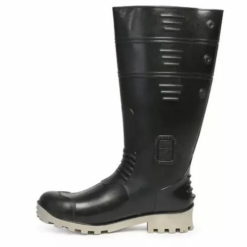 Hillson Gumboot Hillson Gumboot 15Inch Torpedo 212 Steel Toe Black &  Grey