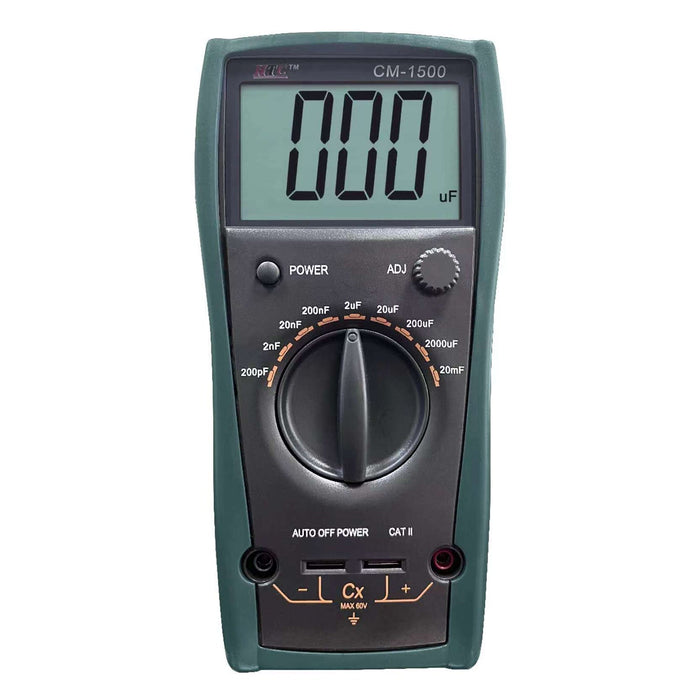 HTC Capacitance Meter HTC CM-1500 3½ Digit Large LCD Capacitance Meter, 200pF-20mF