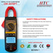 HTC Clamp Meter HTC CM-2070FT 3¾ Digit 4000 Count 4-1000A True RMS AC Clamp Meter