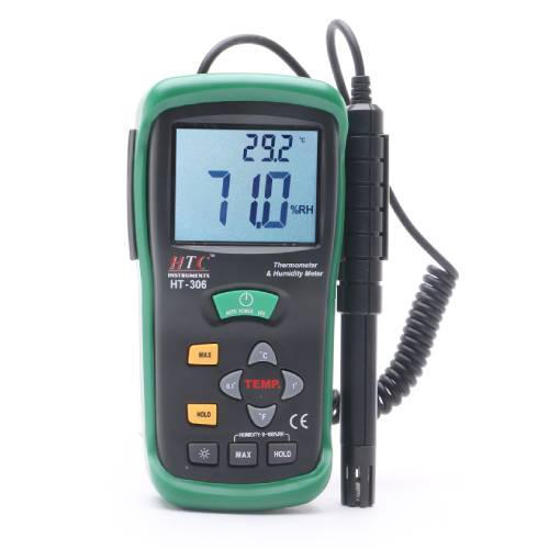 HTC Humidity Meter HTC HT-306 Temperature & Humidity Meter -20~1000˚C, 5.0~98.0% RH