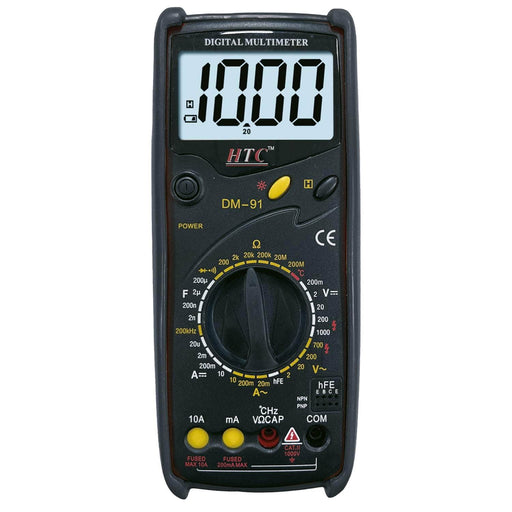 HTC Instruments Digital Multimeter HTC Instruments DM-91 Terminal Inter Lock Digital Multimeter