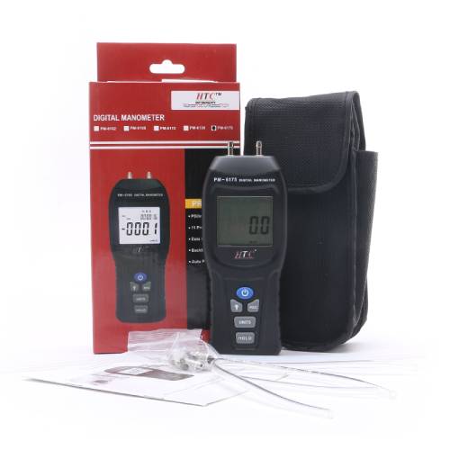 HTC Manometer HTC PM-6102 Digital Manometer 10 Psi, ±0.3% FS