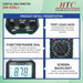 HTC Multimeter HTC DM–830L+ 3½ Digit 1999 Count True RMS Manual Multimeter with Backlight