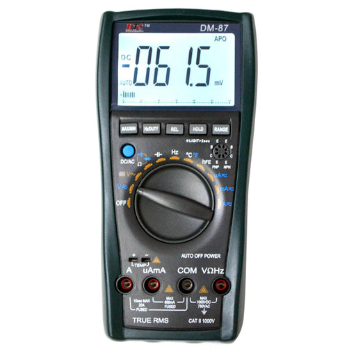 HTC Multimeter HTC DM–87 3-6/7 Digit 5999 Count 600μA-20A True RMS AC/DC Digital Multimeter