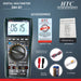 HTC Multimeter HTC DM–87 3-6/7 Digit 5999 Count 600μA-20A True RMS AC/DC Digital Multimeter