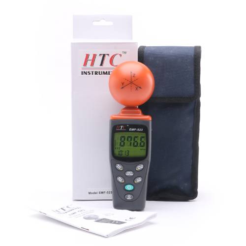 HTC Radiation Dector HTC EMF-523 50Mhz ~ 3.5 Ghz Electromagnetic Field Radiation Meter