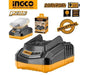 Ingco Cordless Tool Battery Chargers Ingco 20 V 50W Fast Intelligent Charger FCLI2001