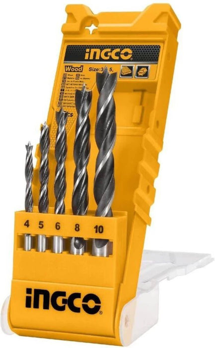 Ingco Drill Bit Set Ingco 5PCS Wood Drill Bits Set AKDB3055