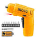 Ingco Electric ScrewDriver Ingco 4V Li-ion 180 RPM Cordless Screwdriver CSDLI0402