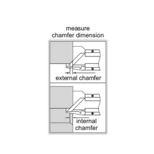 Insize Chamfer Gauge Insize 30° 0-10mm Chamfer Gauge 1267-63, +0.06mm