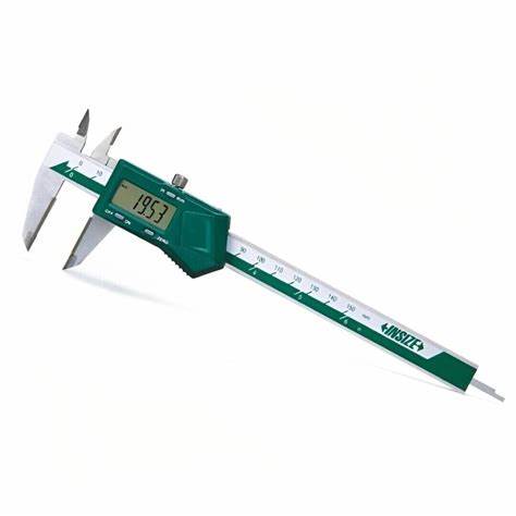 Insize Digital Capiler Insize 0-200MM Digital Calipers With Carbide Tipped Jaws 1110-200B