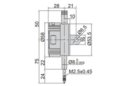 Insize Digital Indicator Insize 0.001-10mm Advanced Digital Indicator, 2103-10