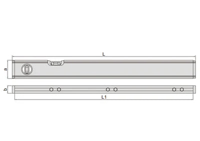 Insize Digital Level Insize 400mm Digital Level and Slope Meter with at 0° & 90° Alarms 4910-400