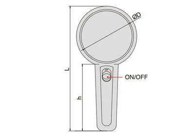 Insize Magnifier With Illumination Insize 2X Magnifier With Illumination 7513-2