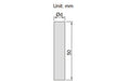 Insize Pin Gauge Insize (0.5-1MM) 51 Pin Gauge Set 4166-1, DIN 2267 Grade 1 HRC62-65, +- 1 μm