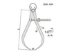 Insize Spring Caliper Insize 150mm Outside Spring Caliper 7262-150