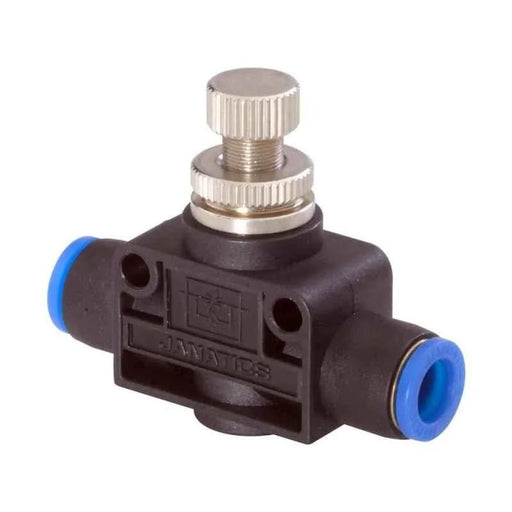 Janatics Pneumatic Fittings Janatics 6mm Straight Flow Control Valve, GR0110606