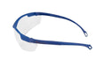 Karam Safety Goggles Karam ES015 Clear: 3-1.2 Lens Scale Polycarbonate Hard-Coated Safety Goggle Blue