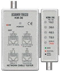 Kusam-Meco Cable Tester KUSAM-MECO Network Cable Tester (KM-36)