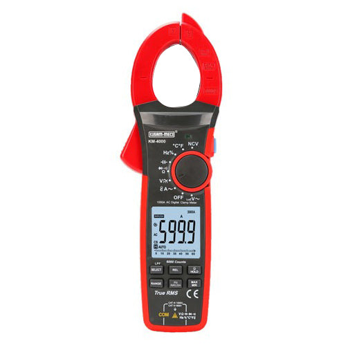 Kusam-Meco Clamp Meter Kusam Meco 1000A AC True RMS Digital Clampmeter KM 4000