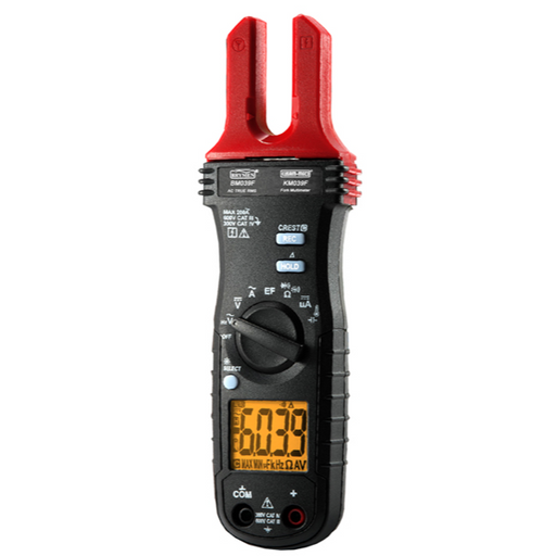 Kusam-Meco Clamp Meter Kusam Meco 3-5/6 digits 6000 counts LCD display True RMS Digital Fork Type Clampmeter KM039F