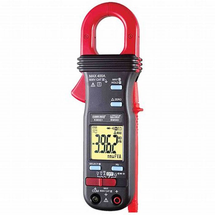 Kusam-Meco Clamp Meter Kusam Meco 3¾ Digit 4000 Counts 400A DC/AC Autoranging Digital Clampmeter KM061