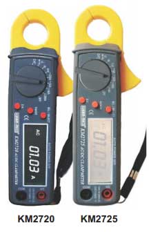 Kusam-Meco Clamp Meter Kusam Meco 3¾ Digit 4000 Counts Autoranging AC/DC Clampmeter with 40/200A ACA/DCA KM2720