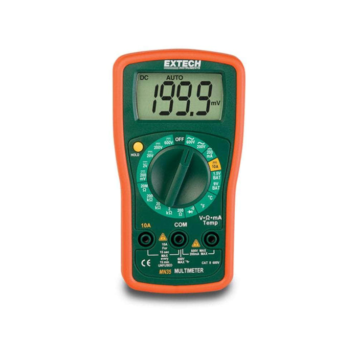 Kusam-Meco Multimeter Extech-MN35 Digital Mini Multimeter, 4 Digit