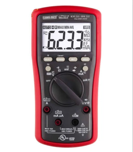 Kusam-Meco Multimeter Kusam Meco 3-5/6 Digit 6000 Counts TRMS Digital Multimeter KM233