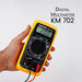 Kusam-Meco Multimeter Kusam Meco 3½ DIGIT 2000 Counts Digital Multimeter, 702 (9 Functions 34 Ranges)