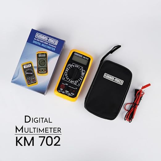 Kusam-Meco Multimeter Kusam Meco 3½ DIGIT 2000 Counts Digital Multimeter, 702 (9 Functions 34 Ranges)