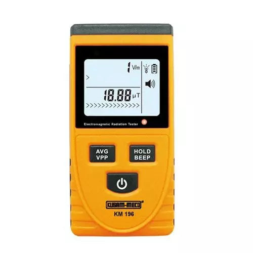 Kusam-Meco Radiation Meter Kusam Meco 3½ Digit LCD display Digital Electromagnetic Radiation Tester KM 196