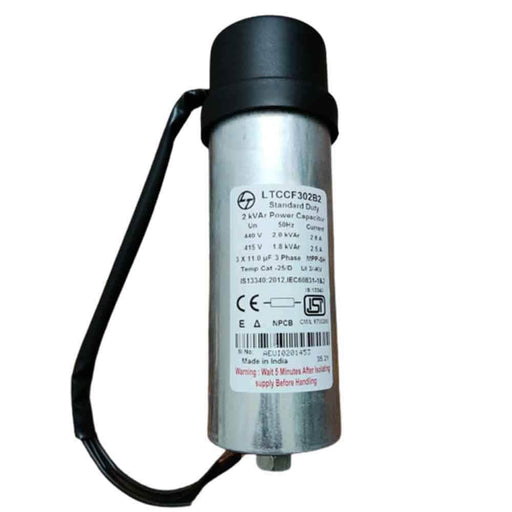 L&T Capacitor L&T Capacitor Standard Duty Cylindrical 2KVR 440V 3Ph (LTCCF302B2)