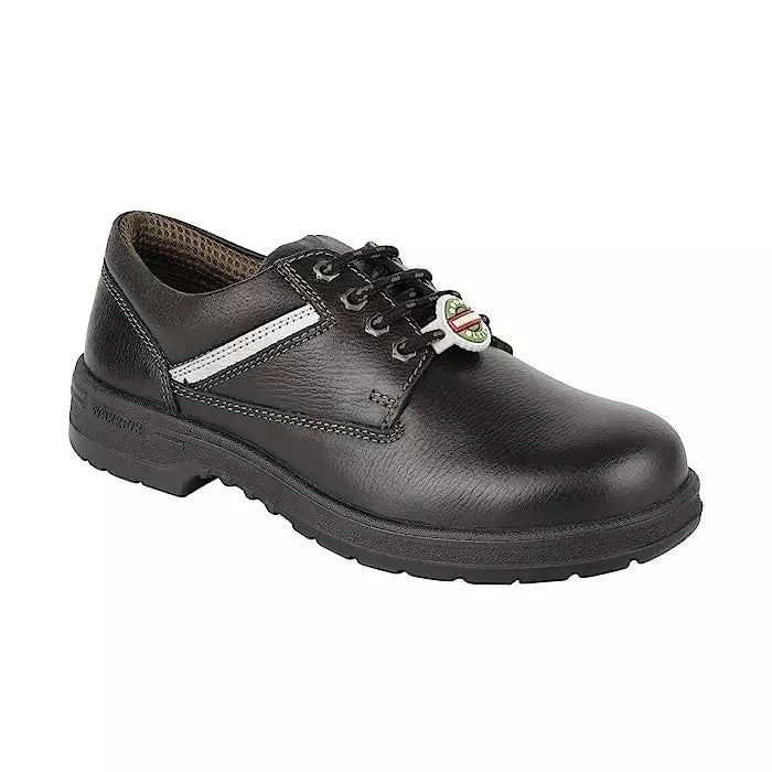 Liberty Warrior Safety Shoes Liberty Warrior WARRIOR-LITE-OLV Steel Toe Low Ankle Black & Olive Leather Safety Shoe