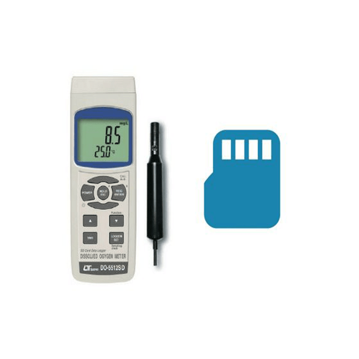 Lutron DO 5512SD 0 to 20.0 mg/L Dissolved Oxygen Meter