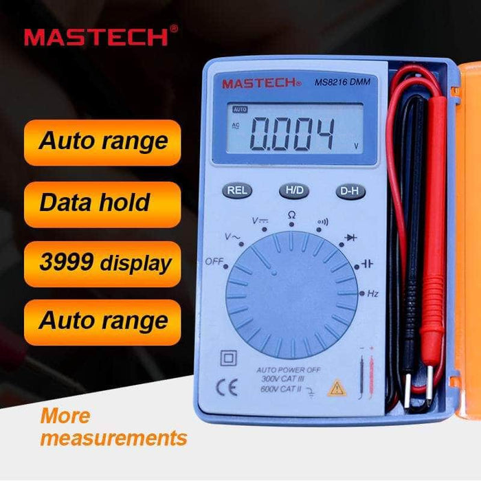 Mastech Digital Multimeter Mastech MS8216 Pocket Digital Multimeter