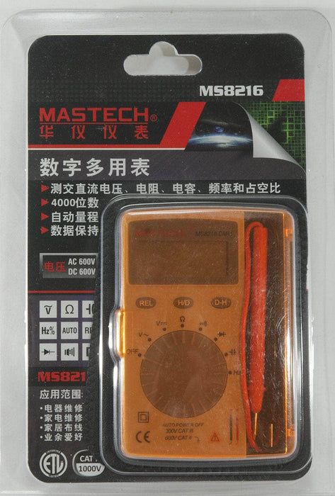 Mastech Digital Multimeter Mastech MS8216 Pocket Digital Multimeter