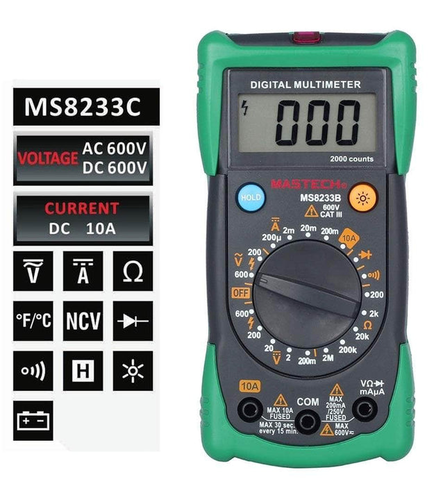 Mastech Digital Multimeter Mastech MS8233C Digital Multimeter