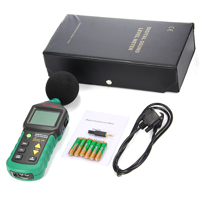 Mastech Sound Level Meter Mastech MS-6701 30-130db Digital Sound Level Meter