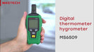 Mastech Temperature and Humidity Meter Mastech MS6509 Mini Temperature and Humidity Meter