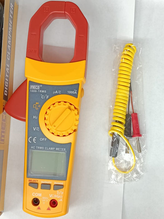 Meco Clamp Meter Meco 1008-TRMS Digital AC/DC Clamp Meter True RMS 1000 A 750 V