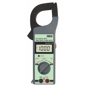 Meco Clamp Meter Meco 3-3/4 Digit 4200 Counts 1000A AC Auto Ranging with Frequency – TRMS (Model : 2250-Hz AUTO)