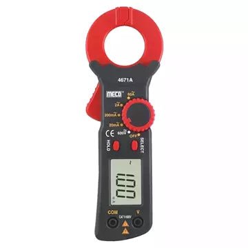 Meco Clamp Meter MECO 4671A Clamp Meter Earth Resistance & Leakage Current Testers