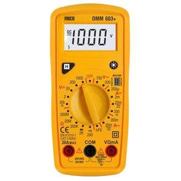 Meco Digital Multimeter Meco DMM 603+ 3½ Digit 2000 counts Digital Multimeter