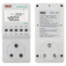 Meco Insulated Plug & Socket Meco PG09 - 20A Powerguard Indian Plug Socket with Backlight Display